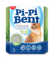 Наполнитель комкующийся Pi-Pi Bent Deluxe Magic white коробка 5л 1*4