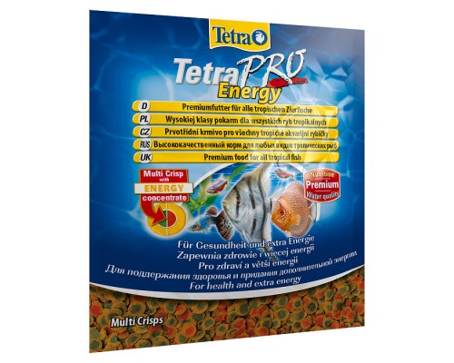 TetraPro Energy Crisps корм-чипсы для всех видов рыб для дополнительной энергии 12 г (sachet)