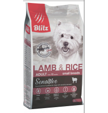 BLITZ ADULT SMALL Breeds Lamb&Rice корм д/собак мелк.пород ягненок и рис 2кг