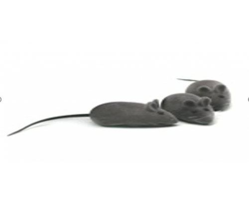 ЧК СТ12048 Игрушка для кошек «Мышь» серая 5см