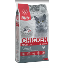 BLITZ ADULT CATS CHICKEN сухой корм для взрослых  кош. с Курицей 2 кг