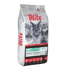 BLITZ KITTEN Sensitive полнорационный сухой корм для котят 10 кг