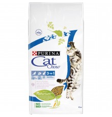 Кэт Чау Feline 3 в 1 сух. корм для кошек 15кг
