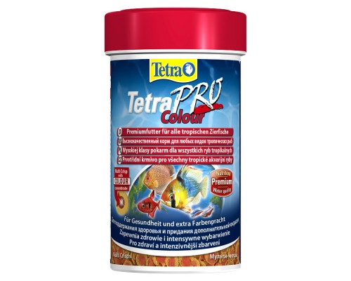 TetraPro Color Crisps корм-чипсы для улучшения окраса всех декоративных рыб 100 мл