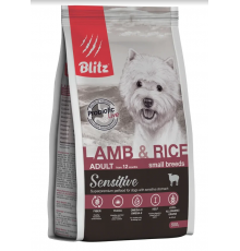 BLITZ ADULT SMALL Breeds Lamb&Rice корм д/собак мелк.пород ягненок и рис 0,5кг