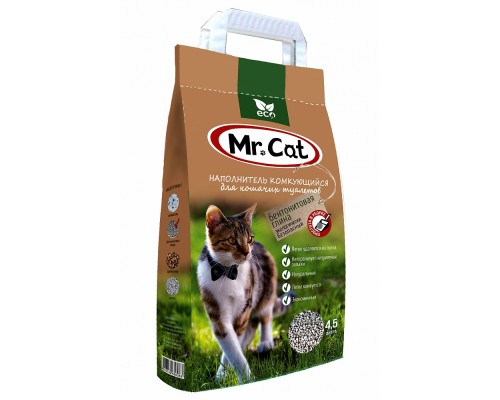 Mr.Cat наполнитель "Бентонитовая глина" 4,5л Mr.Cat наполнитель "Бентонитовая глина" 4,5л